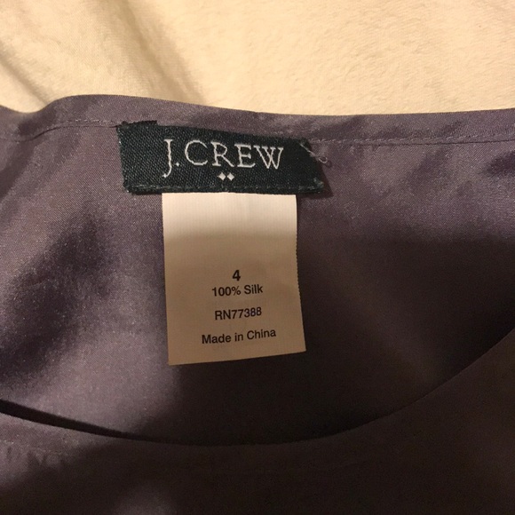 Purple J. Crew shirt size 4 - Picture 2 of 4